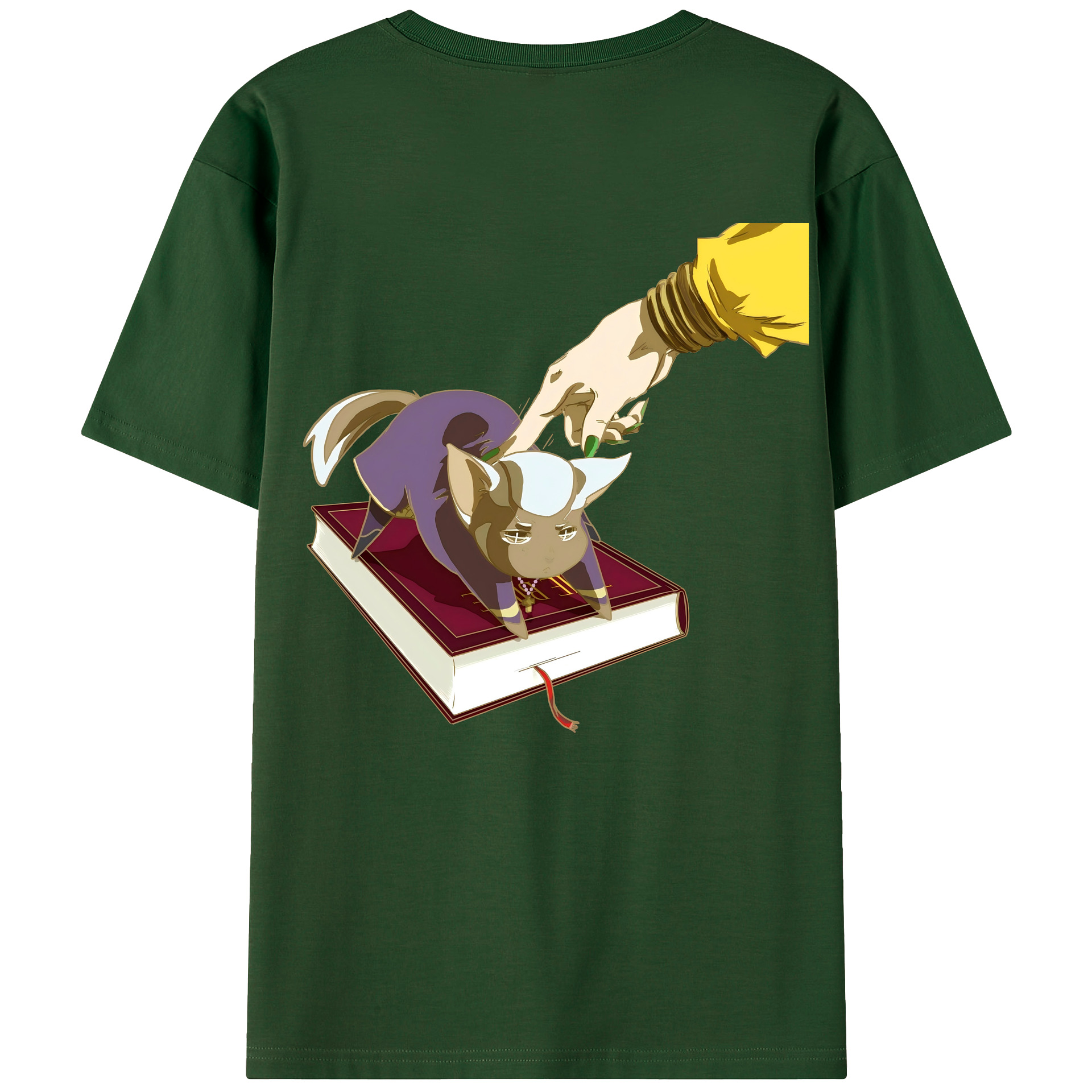 （画像用） ジョジョの奇妙な冒険 JoJo's Bizarre Adventure 綿100％半袖Tシャツ（背面プリント）